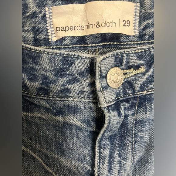 Anthropologie Paper Denim & Cloth Straight Leg Mom Jeans Size 29 - Picture 3 of 3